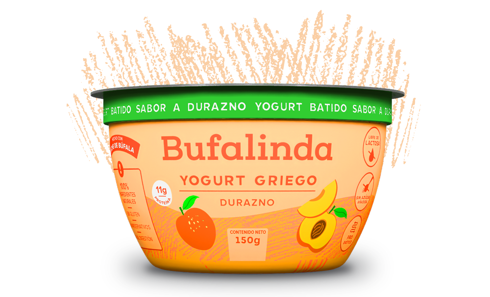 Yogurt Griego Durazno
